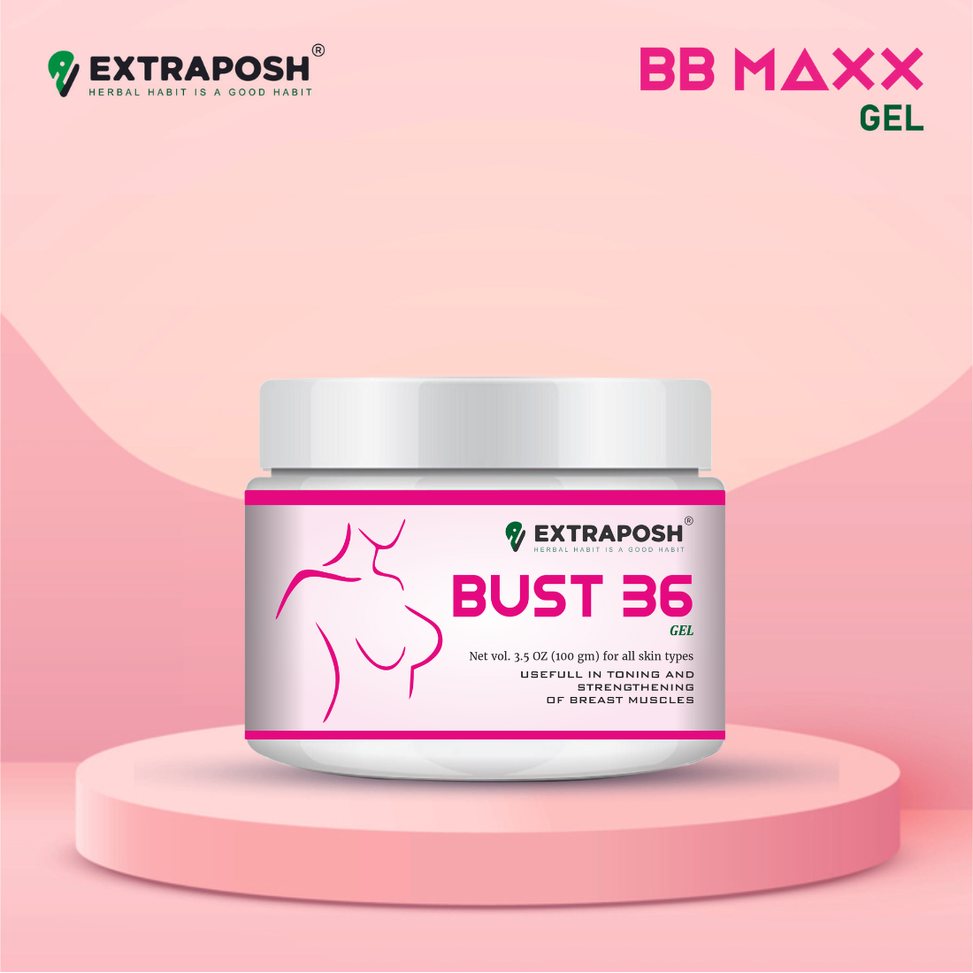 EXTRAPOSH BUST 36 GEL