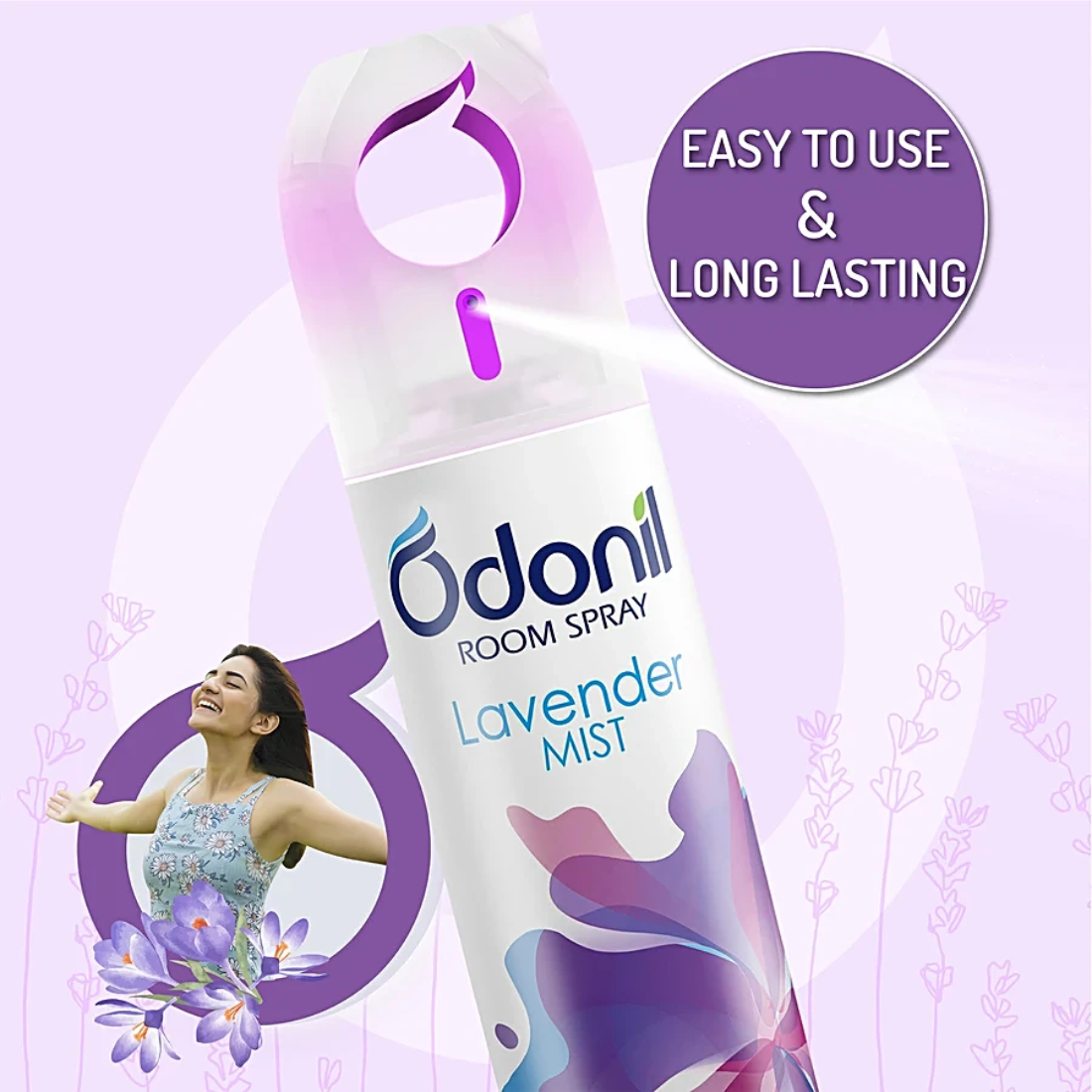 Odonil Special Room Freshner (Rose+Jasmine+Lavender) Combo Spray (3 X 150 Ml) - 450ML
