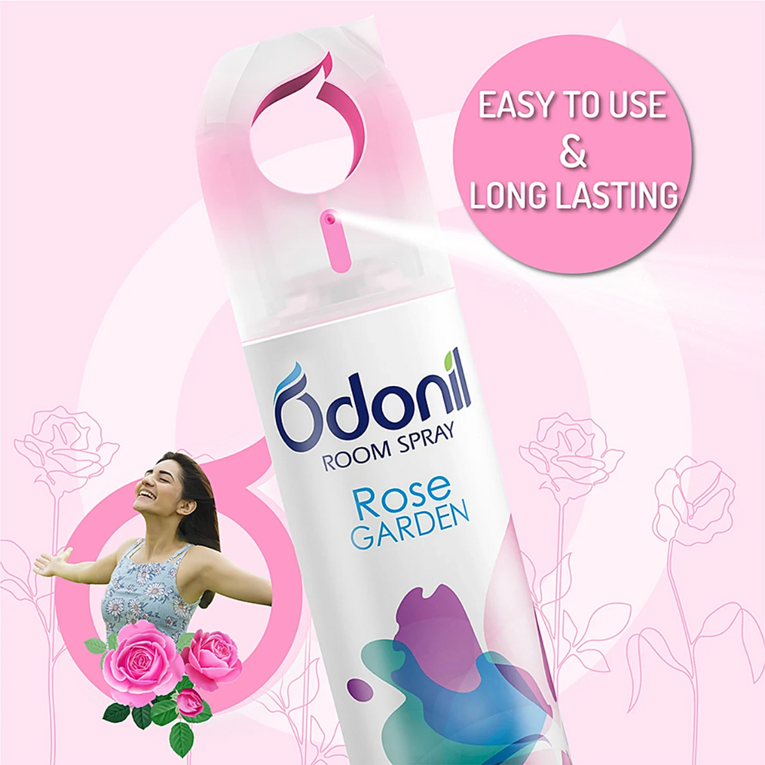 Odonil Special Room Freshner (Rose+Jasmine+Lavender) Combo Spray (3 X 150 Ml) - 450ML