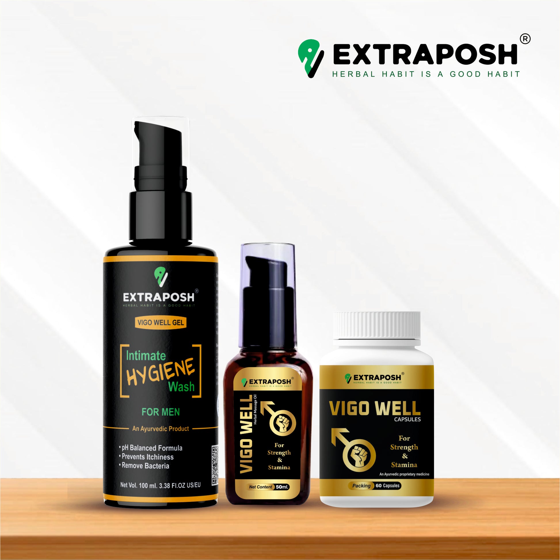 ExtraPosh VigoVigo Well Kit for Men Health and Hygiene