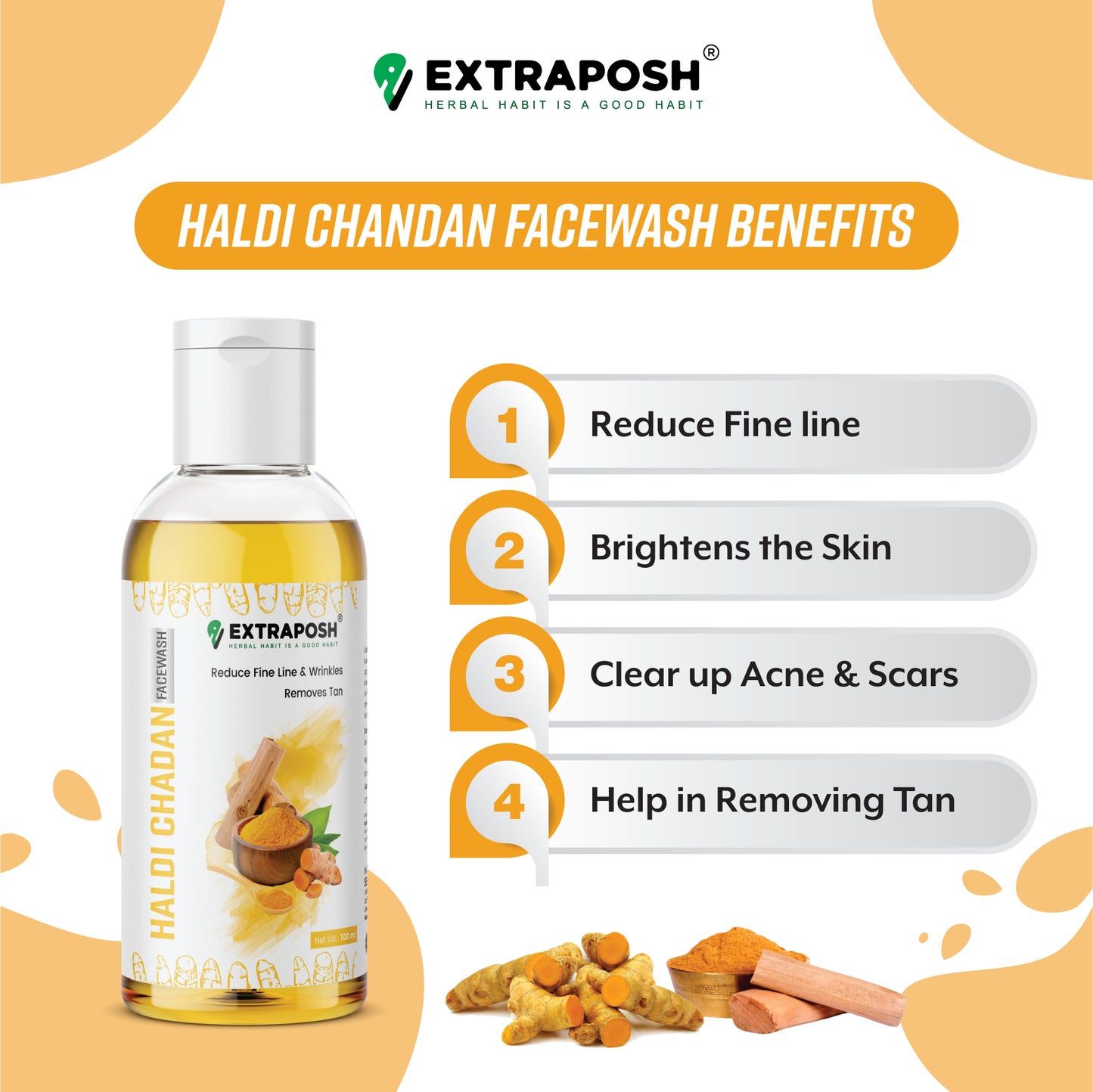 SKIN BEAUTIFYING HALDI & CHANDAN FACE WASH