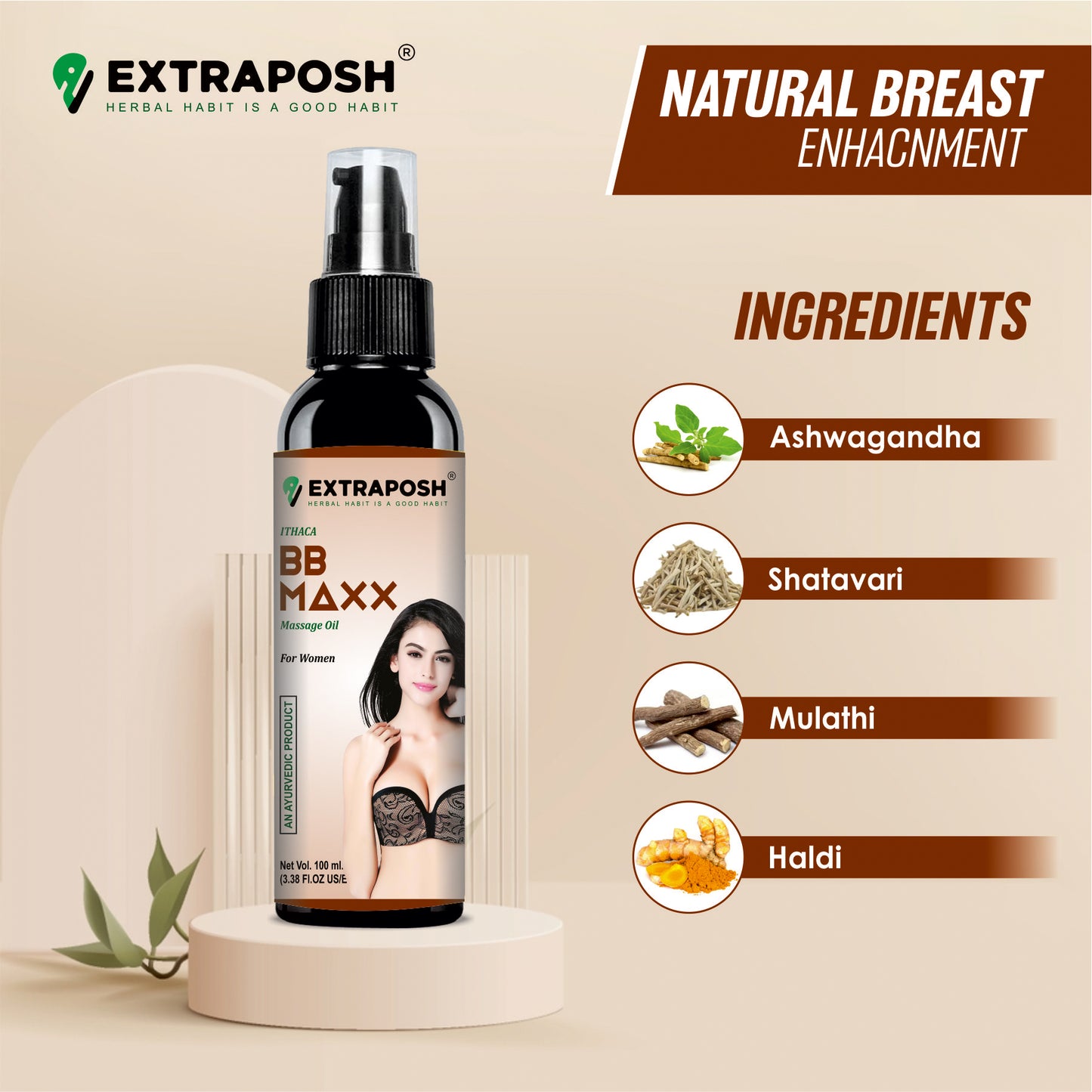 BREAST ENHANCING AND TIGHTENING BB MAXX OIL