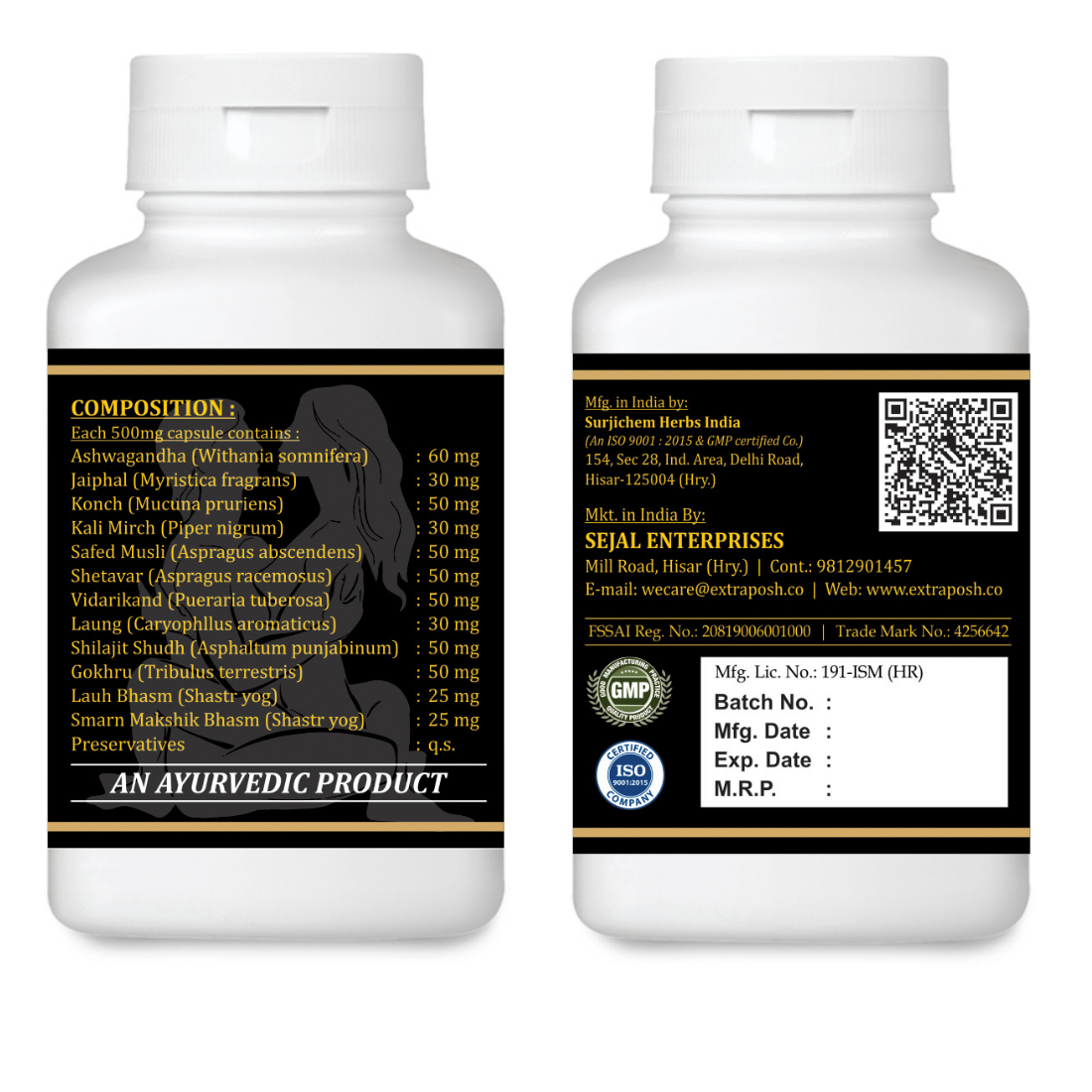 STRENGTH AND POWER ENHANCING SHILAJIT CAPSULES