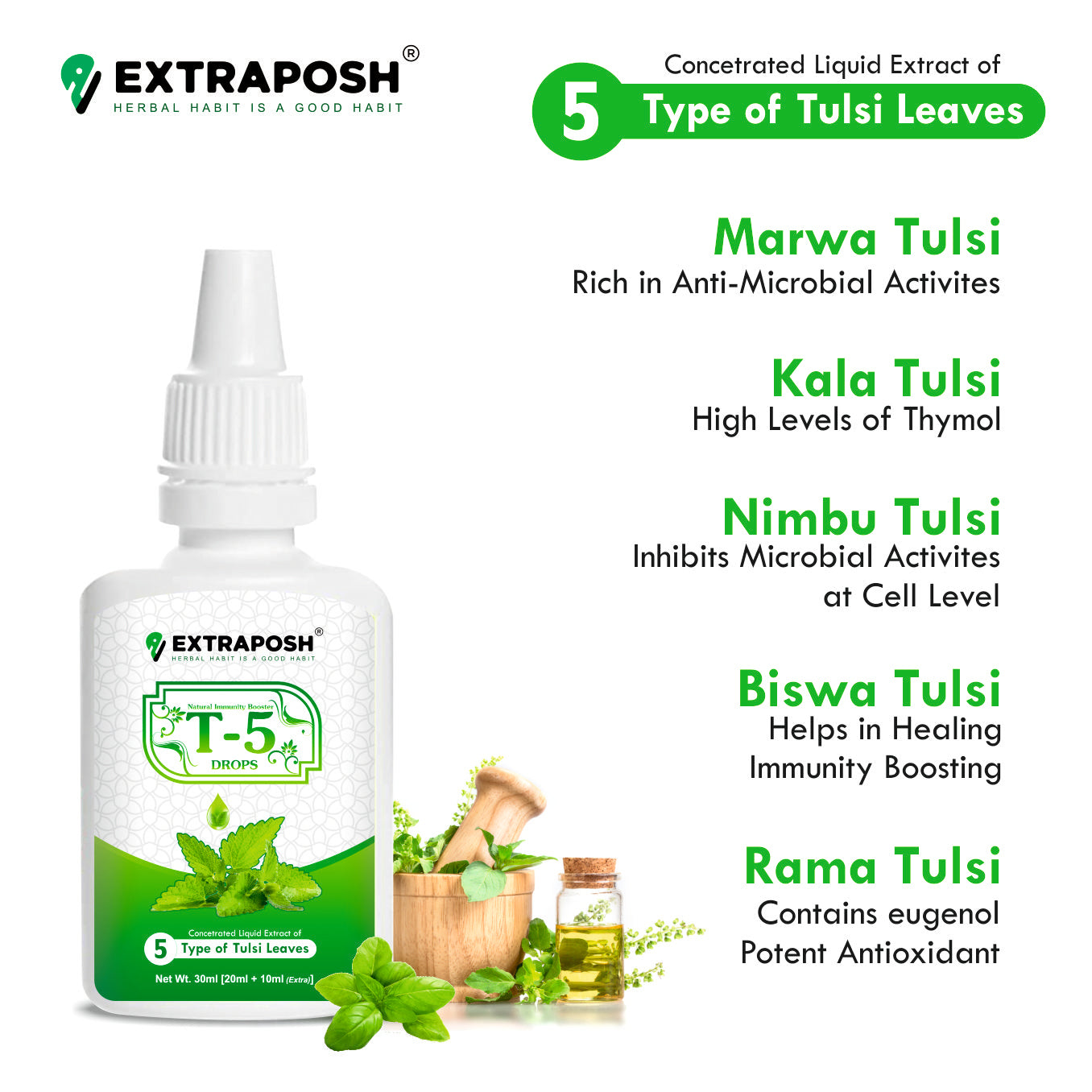 Organic Tulsi Ark Immunity Booster for a Healthy Lifestyle