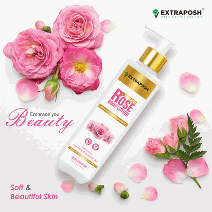Extraposh Rose Body Lotion for Dry Soft and beautiful skin 