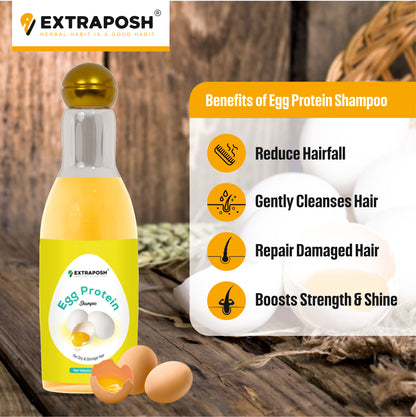 ExtraPosh Delicate Shape Up Hair Oil-Infused Egg Shampoo