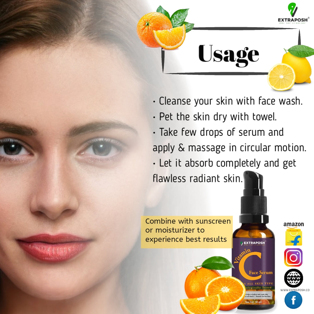 BRIGHT AND FAIR COMPLEXION VITAMIN C FACE WASH