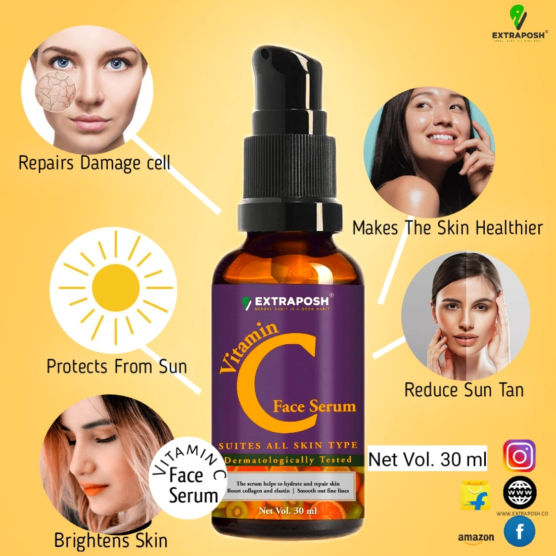 BRIGHT AND FAIR COMPLEXION VITAMIN C FACE WASH