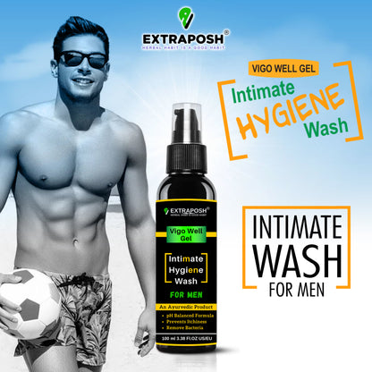 Extraposh Vigo Well Gel An Ayurvedic Intimate Wash for Men for pH balance and prevent itching