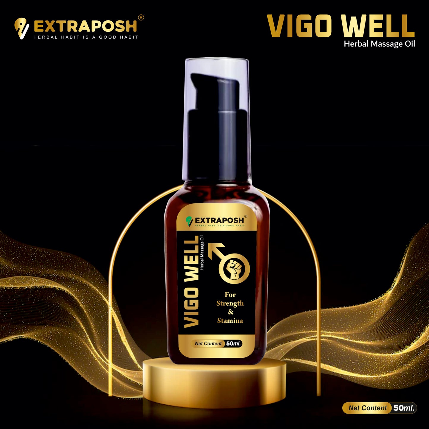 Vigo Well Oil is beneficial for improving stamina and increasing size.